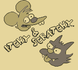 Itchy & Scratchy Miniature Golf Madness screenshot 2 for GameBoy
